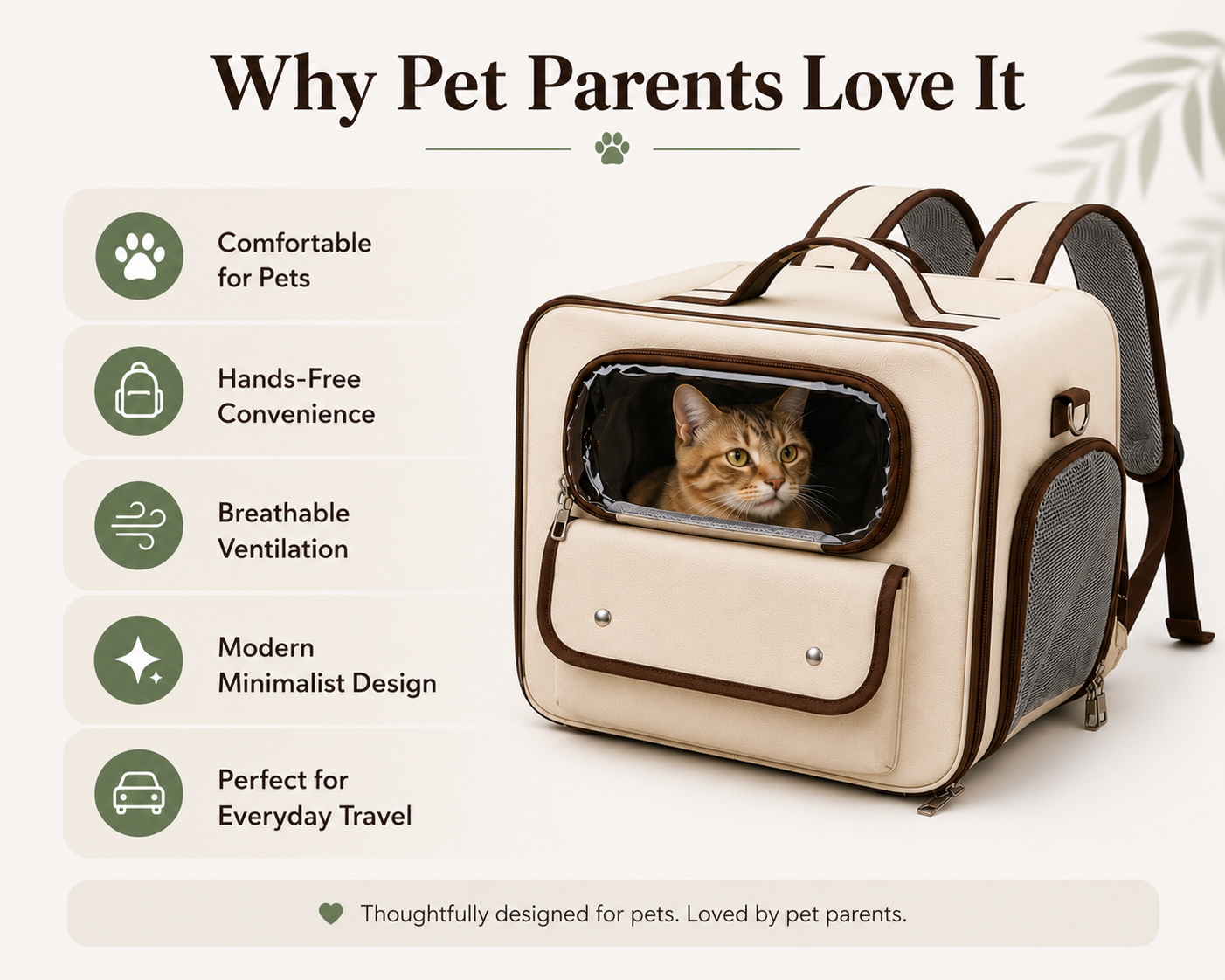 Premium Pet Travel Backpack