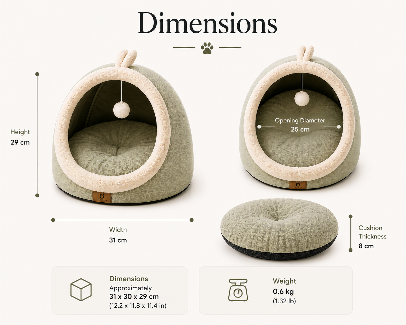Premium Cozy Cat Hideaway
