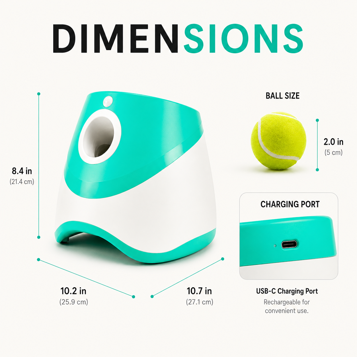 Premium Automatic Tennis Ball Launcher
