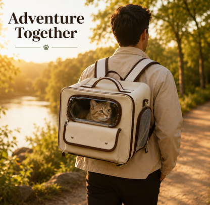 Premium Pet Travel Backpack