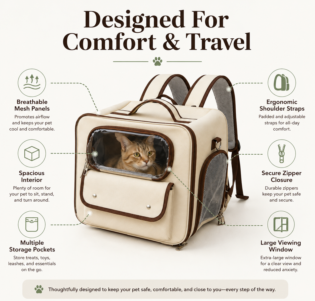 Premium Pet Travel Backpack