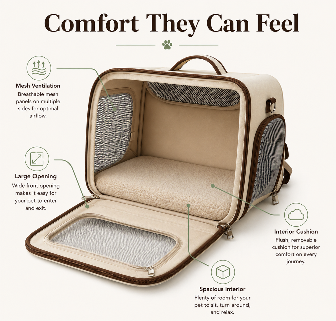 Premium Pet Travel Backpack