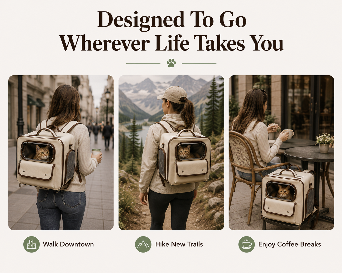 Premium Pet Travel Backpack