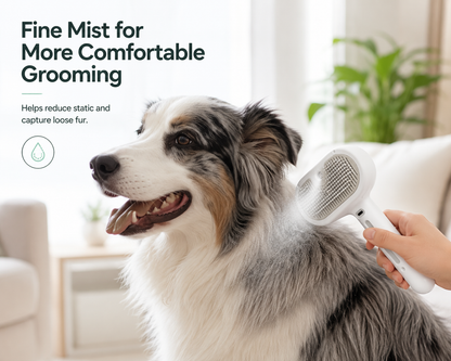 Premium Self-Cleaning Mist Grooming Brush