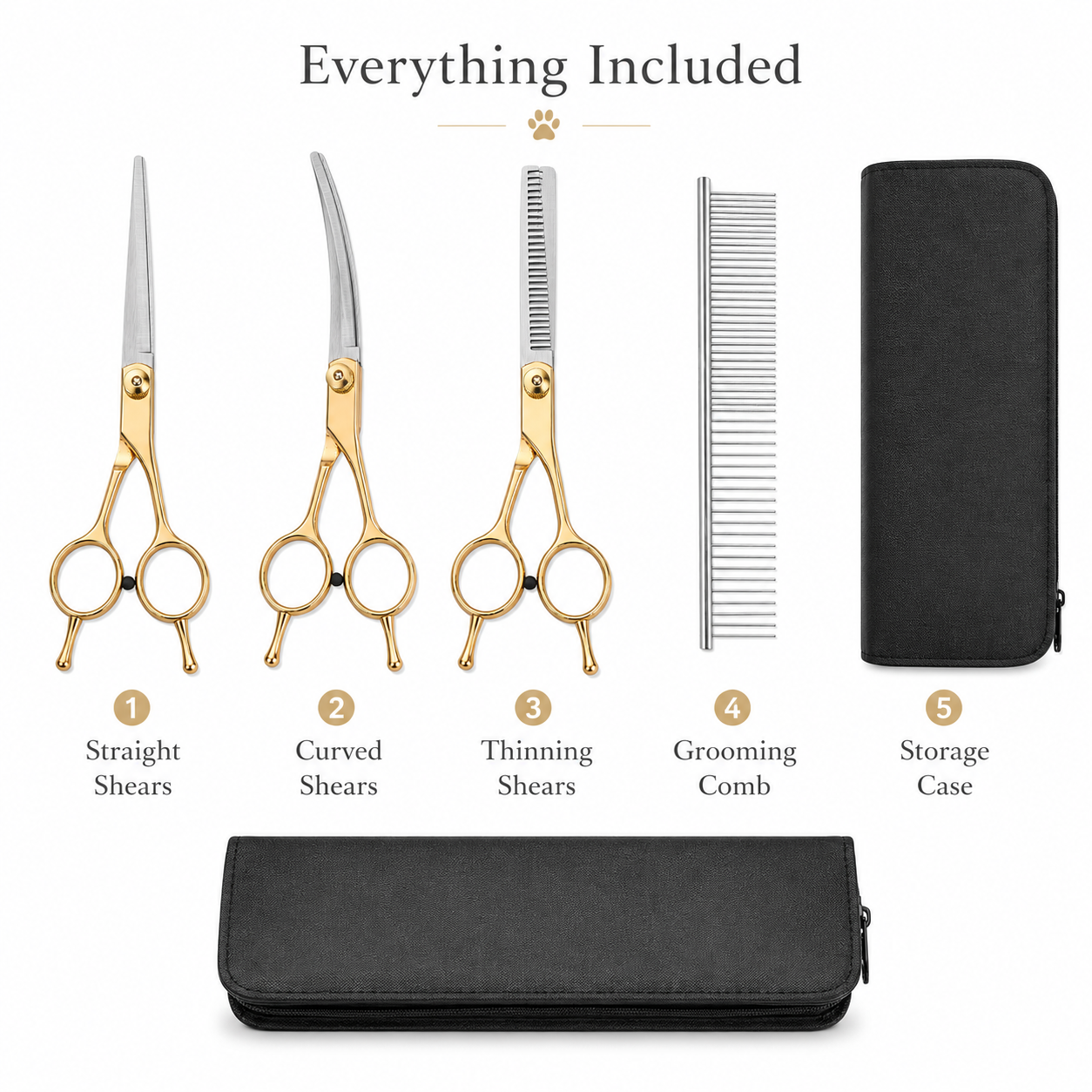 Premium Grooming Shear Set