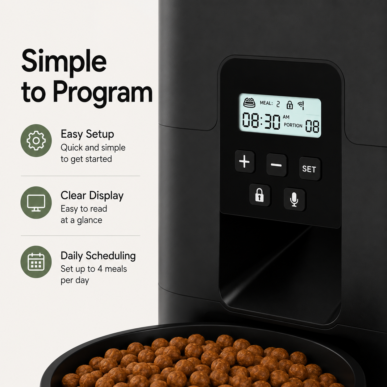 Premium Automatic Pet Feeder