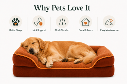 Premium Orthopaedic Memory Foam Pet Bed