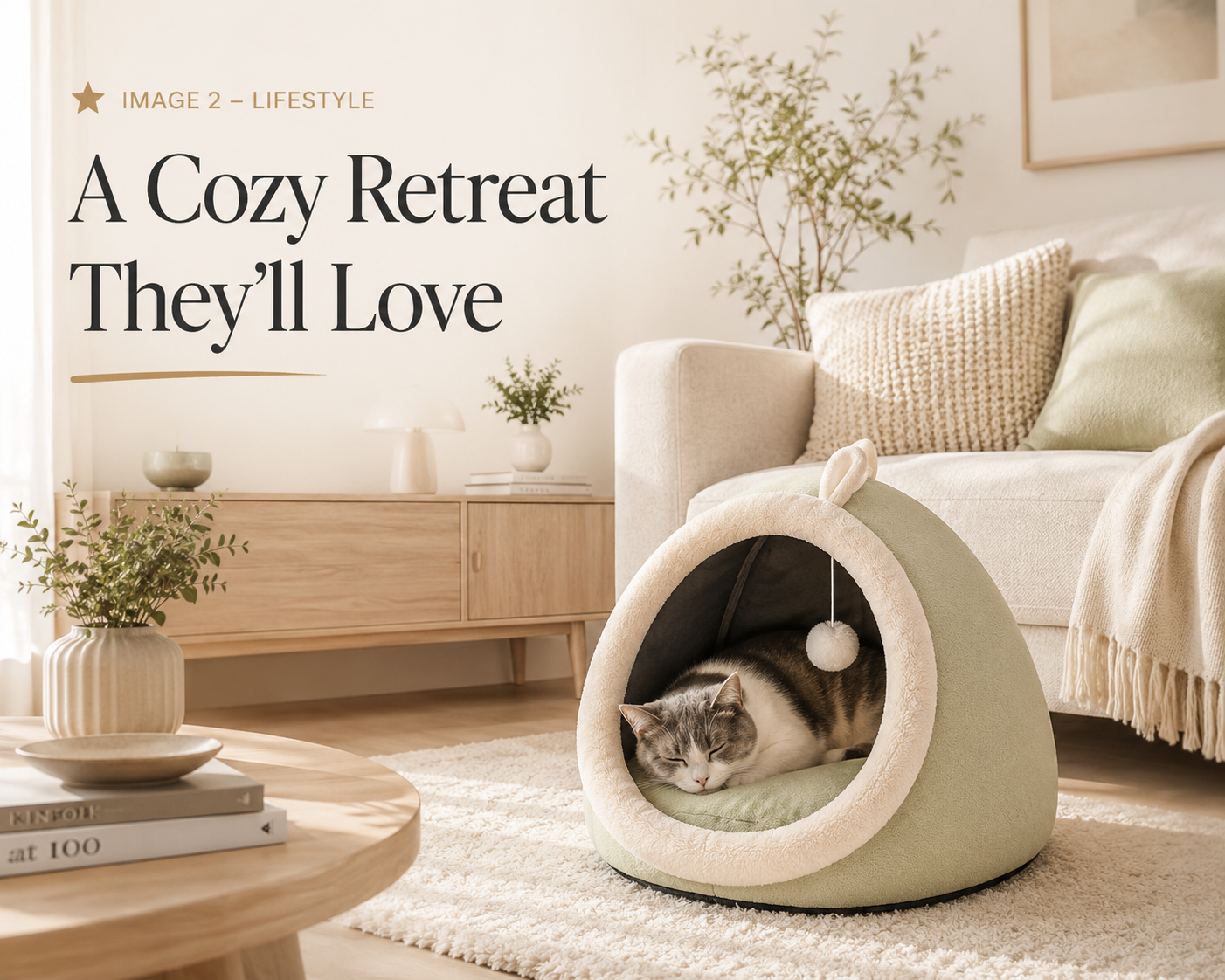 Premium Cozy Cat Hideaway