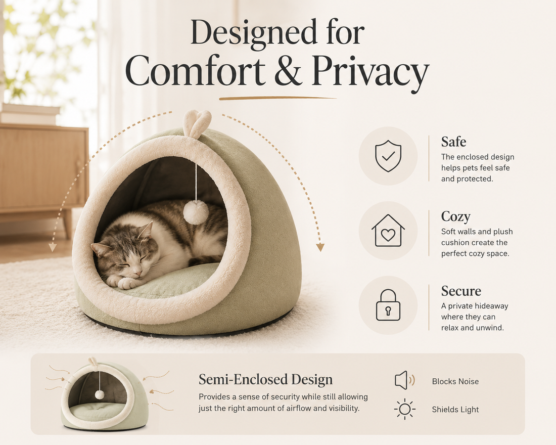 Premium Cozy Cat Hideaway