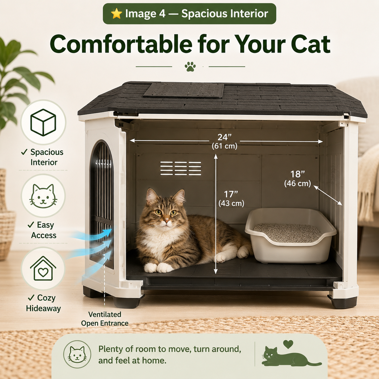 Haven Hidden Litter Cabinet