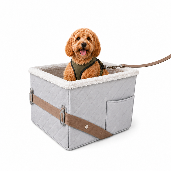 Premium Quilted Dog Booster Car Seat