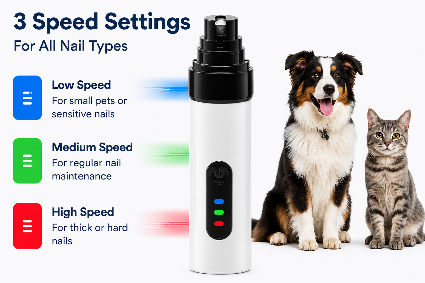 Rechargeable Electric Pet Nail Grinder