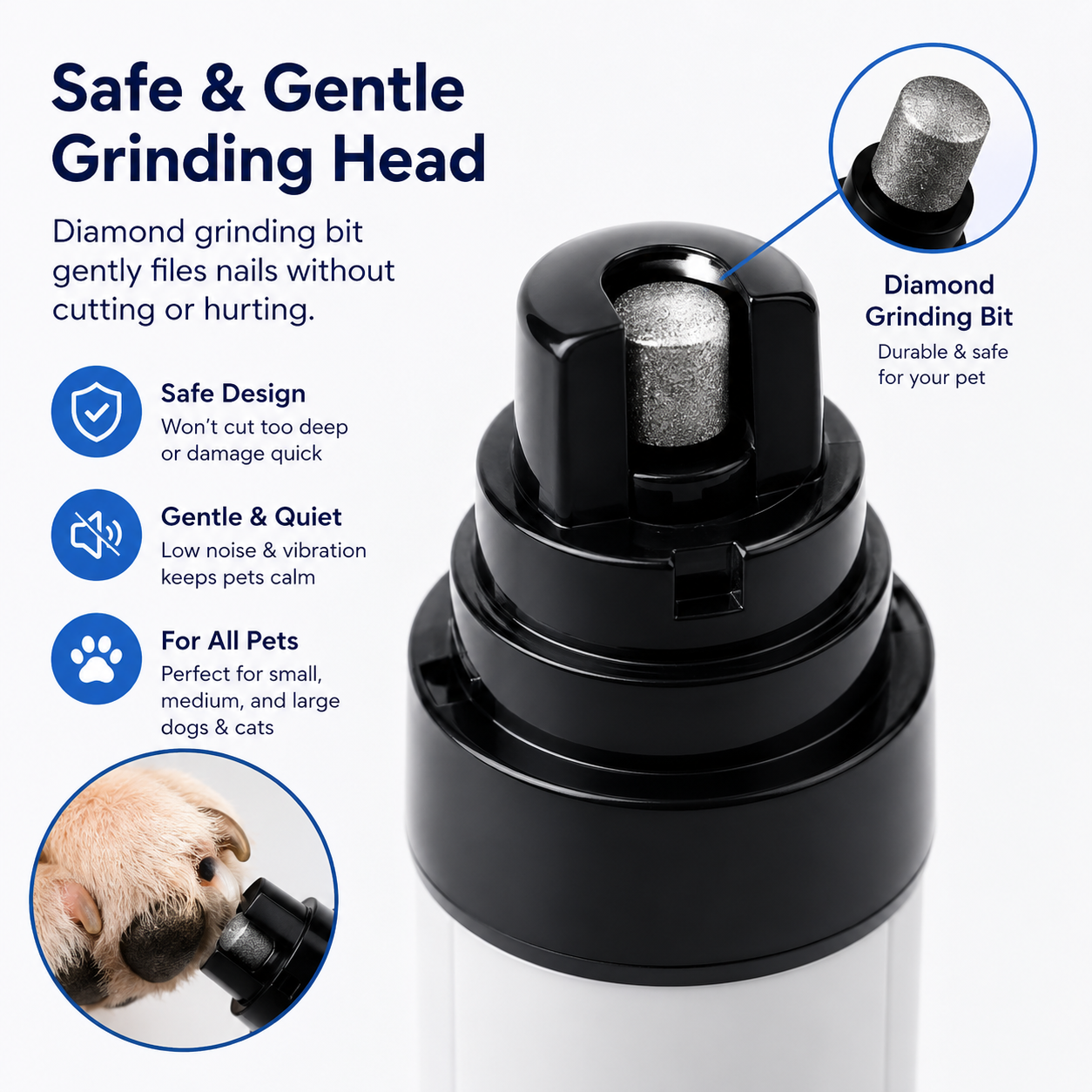 Rechargeable Electric Pet Nail Grinder