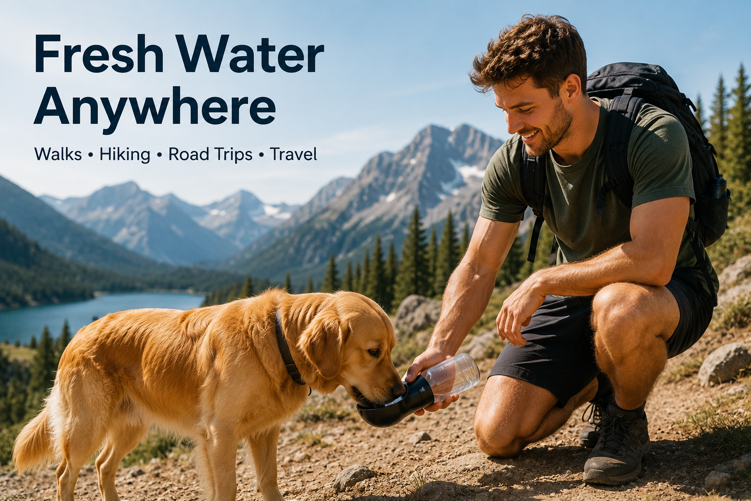 Premium Portable Dog Water Bottle