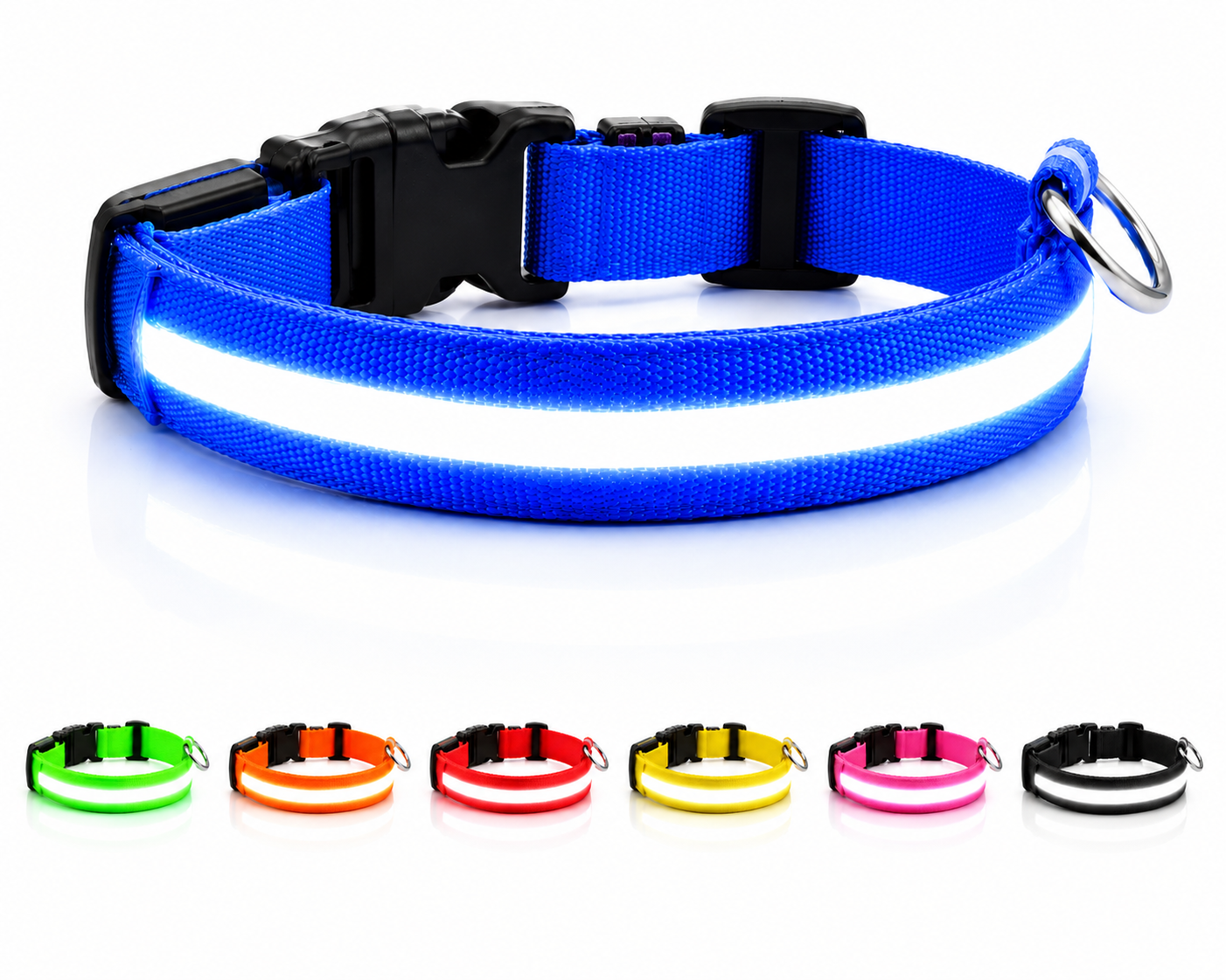 Premium Reflective LED Dog Collar
