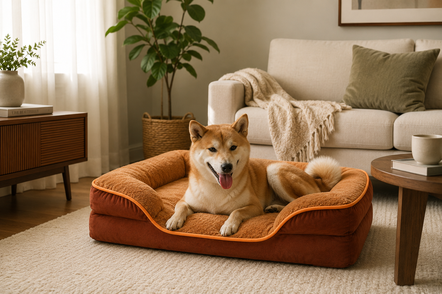 Orthopaedic Memory Foam Pet Bed
