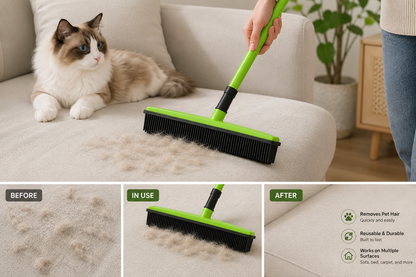 Pet Hair Removal Broom Mop