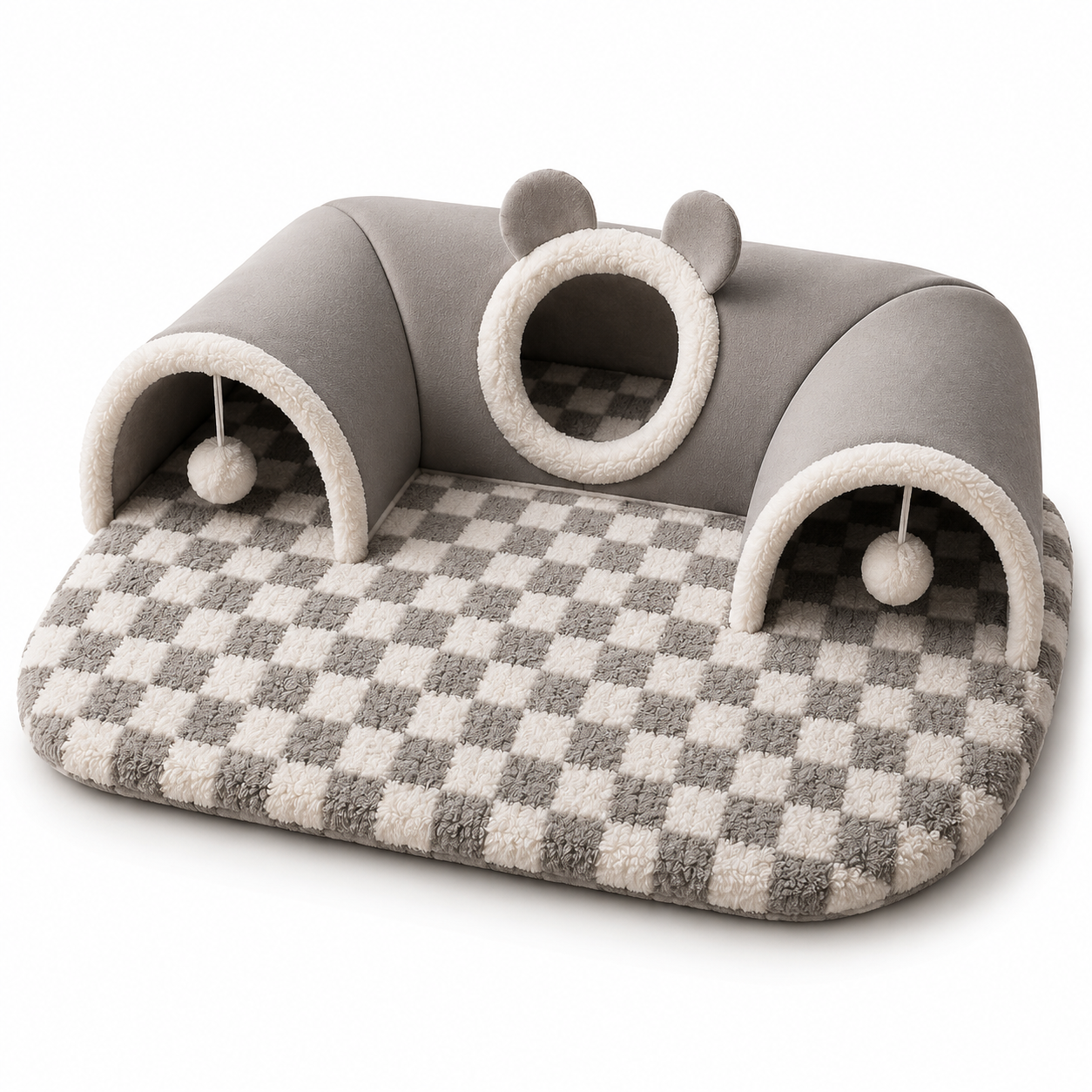Hide-and-Seek Cat Tunnel Bed