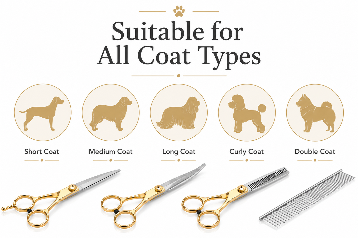 Premium Grooming Shear Set