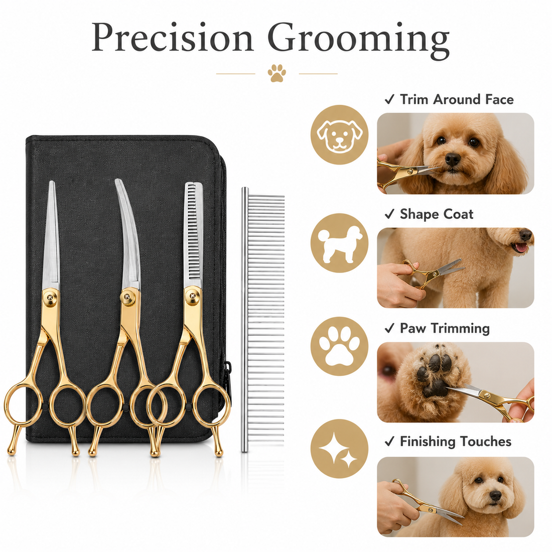 Premium Grooming Shear Set